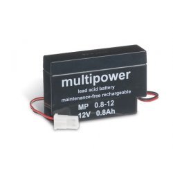 Powery Blybatteri (multipower) MP0,8-12AMP | Batteri-Butik