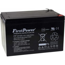 FirstPower Bly-Gel Batteri FP12120 12Ah 12V VdS | Batteri-Butik