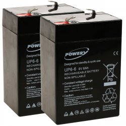 Powery Blygel-batteri erstatter APC RBC 1 | Batteri-Butik
