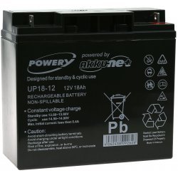 Powery Bly-Gel Batteri 12V 18Ah | Batteri-Butik