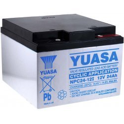 YUASA BlyBatteri NPC24-12I (Deep Cycle) | Batteri-Butik
