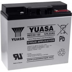 YUASA Blybatteri REC22-12I cyklisk | Batteri-Butik