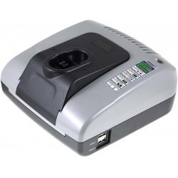 Powery Batteri-Lader med USB til Bosch GSB 18VE-2 | Batteri-Butik