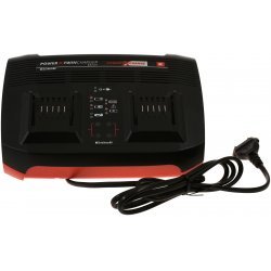 Einhell Power X-Change Dobbelt oplader, Power-X-Twincharger 3A 4512069 | Batteri-Butik