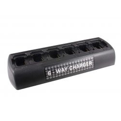 6-styk Lader til Batteri Motorola HT1550 XLS | Batteri-Butik