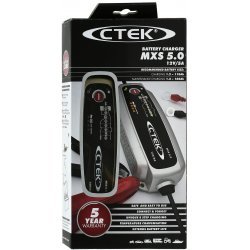 CTEK MXS 5.0 Batterioplader med autom. Temperaturkompensation 12V 5A EU-Stik | Batteri-Butik