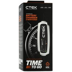 CTEK CT5 Time to Go, Batterioplader, med Countdown-Display 12V 5A EU-Stik | Batteri-Butik