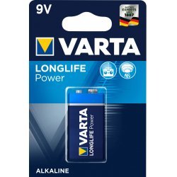 batteri Varta Typ 6LR61 9V-Blockbatteri 1er Blister | Batteri-Butik