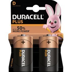Batterier Duracell Plus MN1300 LR20 Mono 2er Blister | Batteri-Butik