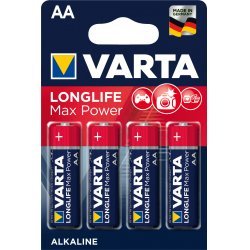 Varta Max Tech Alkaline AA Mignon Batterier 4er Blister | Batteri-Butik