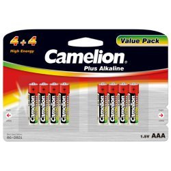 Batterie Camelion MN2400 HR03 Plus Alkaline (4+4) 8er Blister | Batteri-Butik