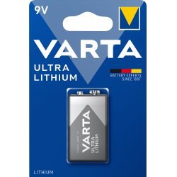Varta Professional Lithium 9V-Block MN1604 | Batteri-Butik
