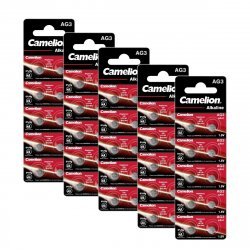 50 Stk. Camelion Knapcelle, Urbatterier LR41 AG3 (5x 10er Blister) | Batteri-Butik