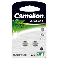 Camelion knapcelle LR44 2er Blister | Batteri-Butik