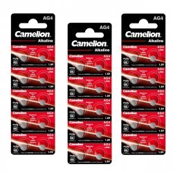 30x Camelion Knapcelle LR66 / AG4 / G4 / LR626 / 177 / SR626W / GP77A / 377 | Batteri-Butik