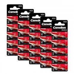 50x Camelion Knapcelle LR66 / AG4 / G4 / LR626 / 177 / SR626W / GP77A / 377 | Batteri-Butik