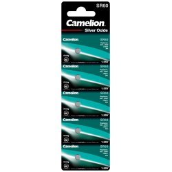 Camelion Sølvoxid-Knapcelle SR60 / SR60W / G1 / LR621 / 364 / SR621 / 164 5er Blister | Batteri-Butik