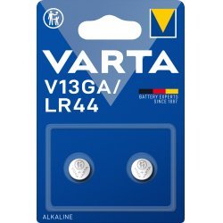 Varta Knapcelle LR44 AG13 V13GA A76 2er Blister | Batteri-Butik
