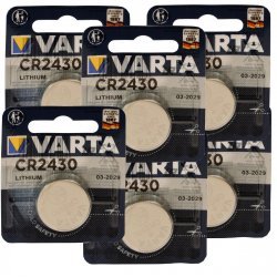 6x Lithium Knapcelle Batterie Varta Electronic CR2430 3V 1er Blister | Batteri-Butik