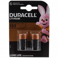 Foto Batteri Duracell Ultra 123 CR123A DL123A RCR123 2er Blister | Batteri-Butik