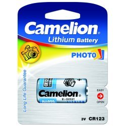 Foto Batteri Camelion CR123 / CR123A / EL123A / DL123A / CR17345 / 1er Blister | Batteri-Butik