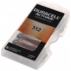 Duracell Høreapparat 312AE 6er Blister | Batteri-Butik