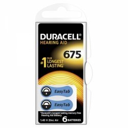 Duracell Høreapparat V675AT 6er Blister | Batteri-Butik