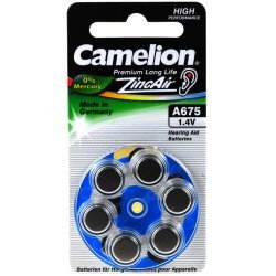 Camelion Høreapparat Batteri A675 ZL675 PR1154 AE675 V675AT DA675 PR44 6er Blister | Batteri-Butik