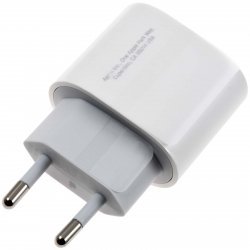 Apple USB-C Ladeadatper, Lader A2347 MHJE3ZM/A 3A 20W Hvid Bulk | Batteri-Butik