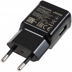 Original Samsung Lader/Lade-Adapter til Samsung Galaxy S5/S6/S7/S7 edge Sort | Batteri-Butik