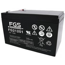 FGS FG21201 Blybatteri 12V 12Ah | Batteri-Butik
