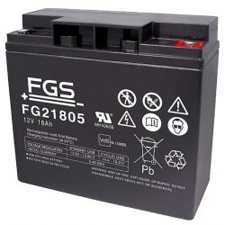 FGS FG21805 Blybatteri 12V 18Ah | Batteri-Butik