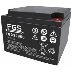 FGS FGC22805 Cyklisk Blybatteri 12V 28Ah | Batteri-Butik