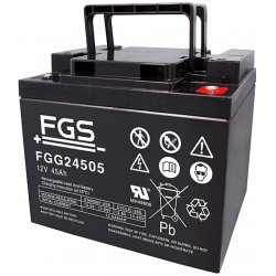 FGS FGG24505 (FGG24407) Cyklisk Gel Blybatteri 12V 45Ah (44Ah) (FGG24407) | Batteri-Butik