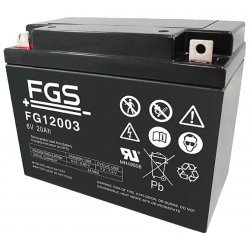 FGS FG12003 Blybatteri 6V 20Ah | Batteri-Butik