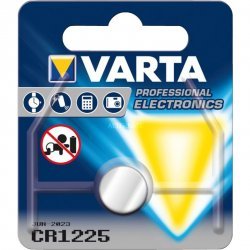 Varta CR1225 Knapcelle Batteri Lithium 3V 1 blister x 10 (10 batterier) | Batteri-Butik