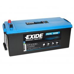 Exide EP2100 Dual AGM-Batteri 12V 240Ah | Batteri-Butik