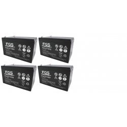 FGS Batteri til Alber Viamobil (FGC21502) 12V 15Ah AGM 4 stk. | Batteri-Butik