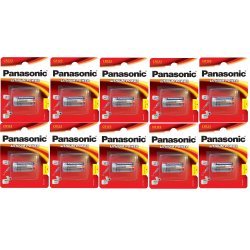 Panasonic CR123A Lithium Batteri 3V 10 x 1 blister (10 batterier) | Batteri-Butik