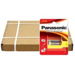 Panasonic CR123A Lithium Batteri 3V 100 x 1 blister (100 batterier) | Batteri-Butik