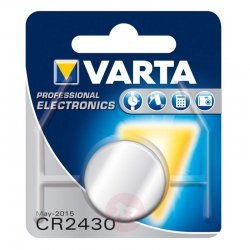 Varta CR2430 Knapcelle Batteri Lithium 3V 1 blister x 100 (100 batterier) | Batteri-Butik