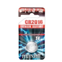 Maxell Lithium Knapcelle Batteri CR2016 1 stk blister | Batteri-Butik