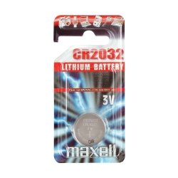 Maxell Lithium Knapcelle Batteri CR2032 1 stk blister | Batteri-Butik