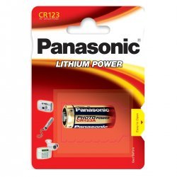 Panasonic CR123A Lithium Batteri 3V 1 stk blister | Batteri-Butik