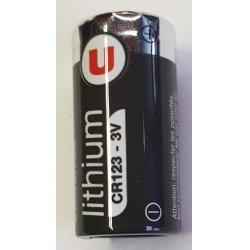 CR123A Lithium Batteri 3V 1 stk. Løse | Batteri-Butik
