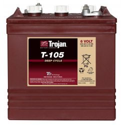 Trojan T-105 Deep-cycle Bly-batteri 6V 225Ah | Batteri-Butik