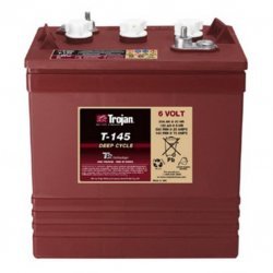 Trojan T-145 Deep-cycle Bly-batteri 6V 260Ah ELPT-Terminal | Batteri-Butik