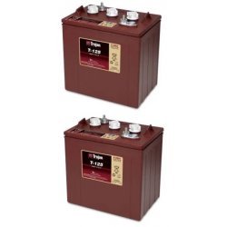 Trojan T-125 Deep-cycle Bly-batteri Sæt 12V 240Ah (2 x T-125) til Lifte, Golfbil og Club Car | Batteri-Butik