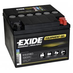 Batteri til Camping Mover og Forbrug Exide ES290 Equipment Gel-Batteri 12V 25Ah | Batteri-Butik