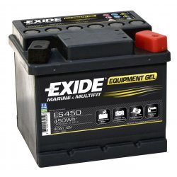 Batteri til Camping Mover og Forbrug Exide ES450 Equipment Gel-Batteri 12V 40Ah | Batteri-Butik